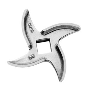 Cuchilla picadora para Sistema ENTERPRISE. Tipo 12 INOX. Corte sencillo. 4 palas. Auto-Inox. Eje 11,7x11,7mm