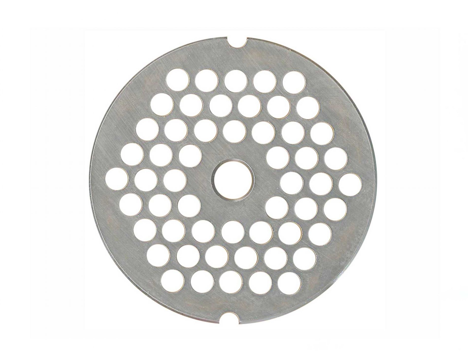 Placa picadora para Sistema ENTERPRISE. Tipo 8 INOX. Agujeros Ø8mm. Exterior Ø62mm. Eje 9,7mm