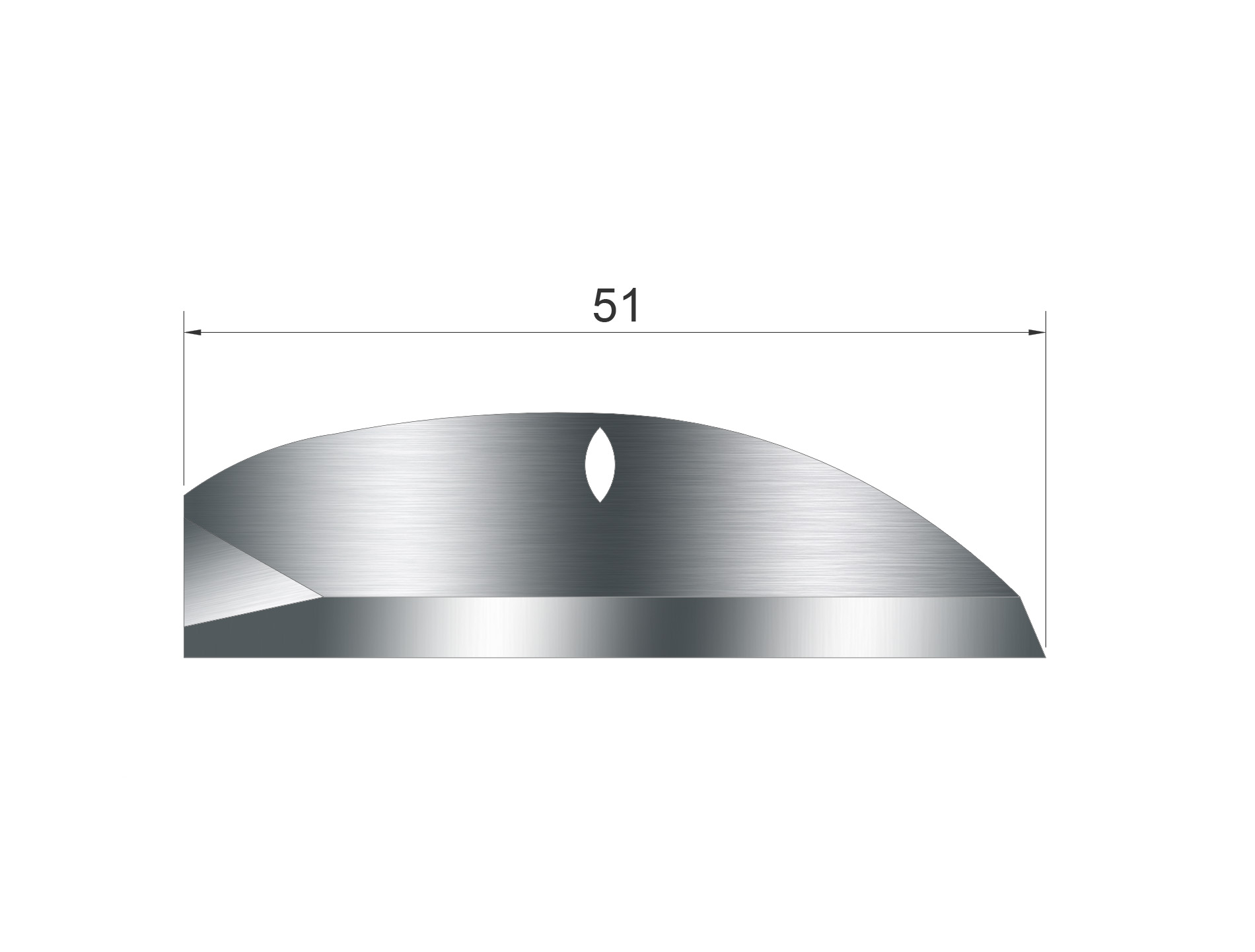 Cuchilla insertable para SEYDELMANN. Tipo E130. 51mm