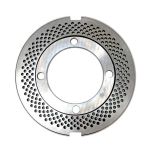 Placa picadora para Sistema SEYDELMANN. Tipo R250 XD6.8. Rotatoria. Agujeros Ø6,8mm. Exterior Ø250mm