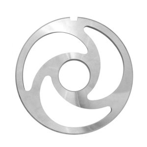 Placa precorte para Sistema UNGER. Tipo U 200 TURBO INOX. 3 agujeros. Exterior Ø200mm. Eje 52mm