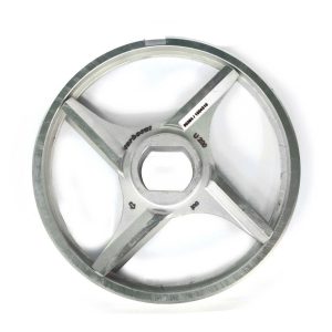 Cuchilla picadora con anillo para Sistema UNGER. Tipo E 130 Turbo Cut HD. Corte doble. 4 palas. Eje 23x19mm