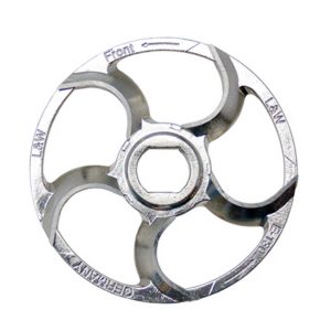 Cuchilla picadora con anillo para Sistema UNGER. Tipo E 130. Corte doble. 5 palas. Acero estañado