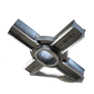 Cuchilla picadora para Sistema UNGER. Tipo U 200 BUFFALO. Corte doble. 4 palas. Eje 40x32mm