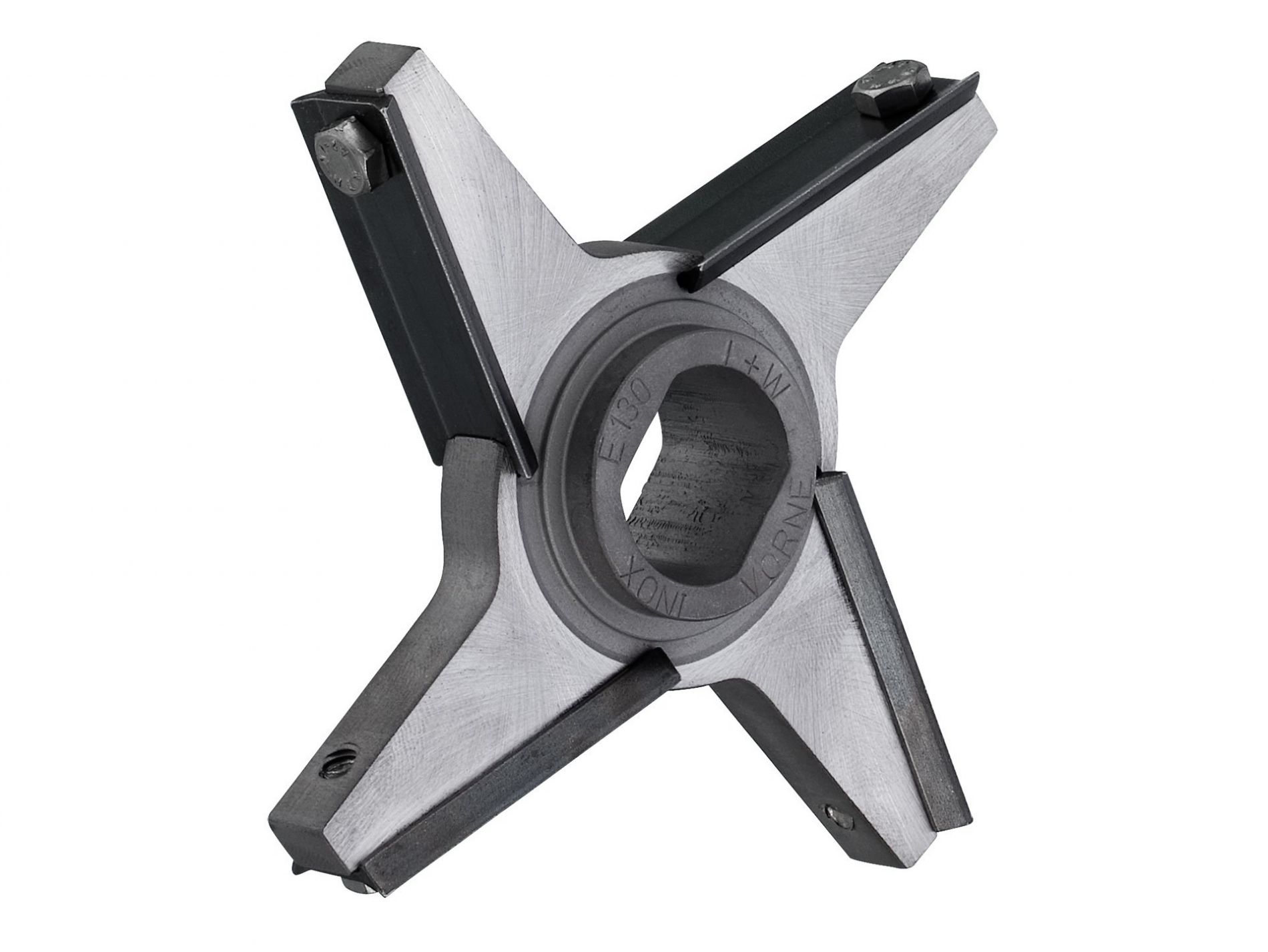 Portacuchillas para Sistema UNGER. Tipo G160 INOX. 4 Palas. Eje 32x23mm