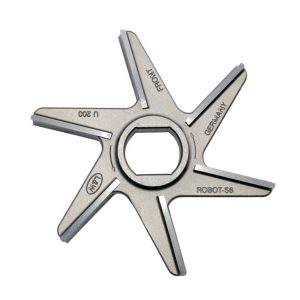 Cuchilla picadora para Sistema UNGER. Tipo KG 280 Robot-S6. Corte doble. 6 palas. Eje 30x25mm