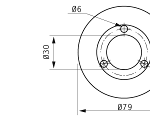 Cuchilla circular para ULMA Ø79x30x2mm, filo liso, bisel doble