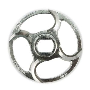 Cuchilla picadora con anillo para Sistema UNGER. Tipo B 98. Corte doble. Acero estañado. Eje 19x15mm