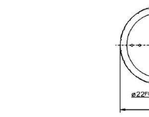 Cuchilla circular para BAADER 200x22x1,5mm, 22 ranuras, Nº.94011007