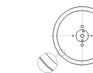 Cuchilla loncheadora para DIXIE 07, Ø405mm, cromada