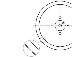 Cuchilla loncheadora para DIXIE, Ø420 mm, teflonada, filo liso (para carne)