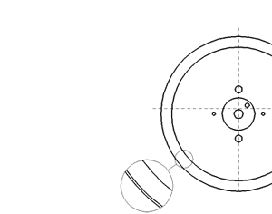 Cuchilla loncheadora para DIXIE, Ø420 mm, cromada, cuchilla de 0°, pesada (versión menos pesada)