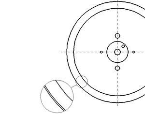 Cuchilla loncheadora para DIXIE, Ø440 mm, teflonada, pesada