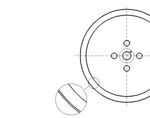 Cuchilla loncheadora para WEBER SLW 01, Ø420mm, cromada, filo liso