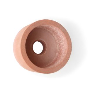 Muela de cerámica teja 50x32x13. Para pulir. Grano K320-Muy fino-Blanda (H). Para Weber/Knecht