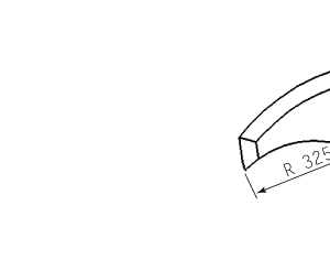 Cuchilla cutter para SEYDELMANN KSE325, forma K, 325L, radio 325mm