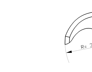 Cuchilla cutter para SEYDELMANN, forma BW, 500L, radio 360mm, con ranura