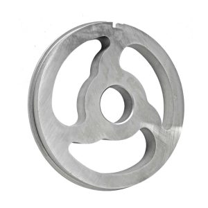 Placa precorte para Sistema UNGER. Tipo WK 200 UNI. 3 agujeros. Grosor 22mm. Exterior Ø200mm. Eje 44mm