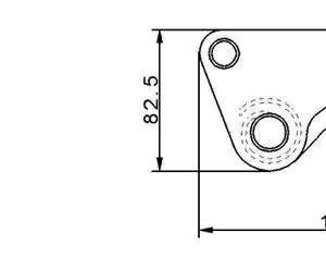 Cuchilla corta pezuña para JARVIS HTC-80, 164x82,5mm, con casquillo